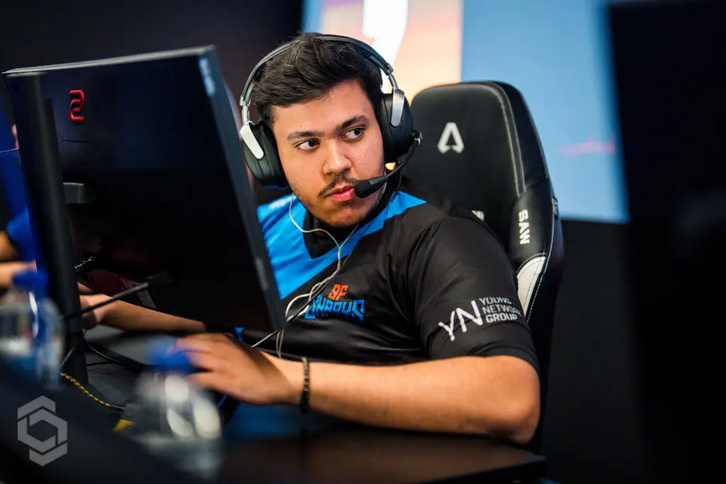 Daniel “rdnzao” Monteiro during the match.