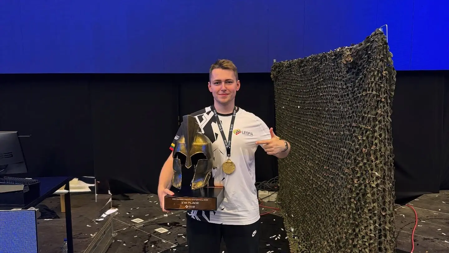 Esports player Aurimas “Bymas” Pipiras.