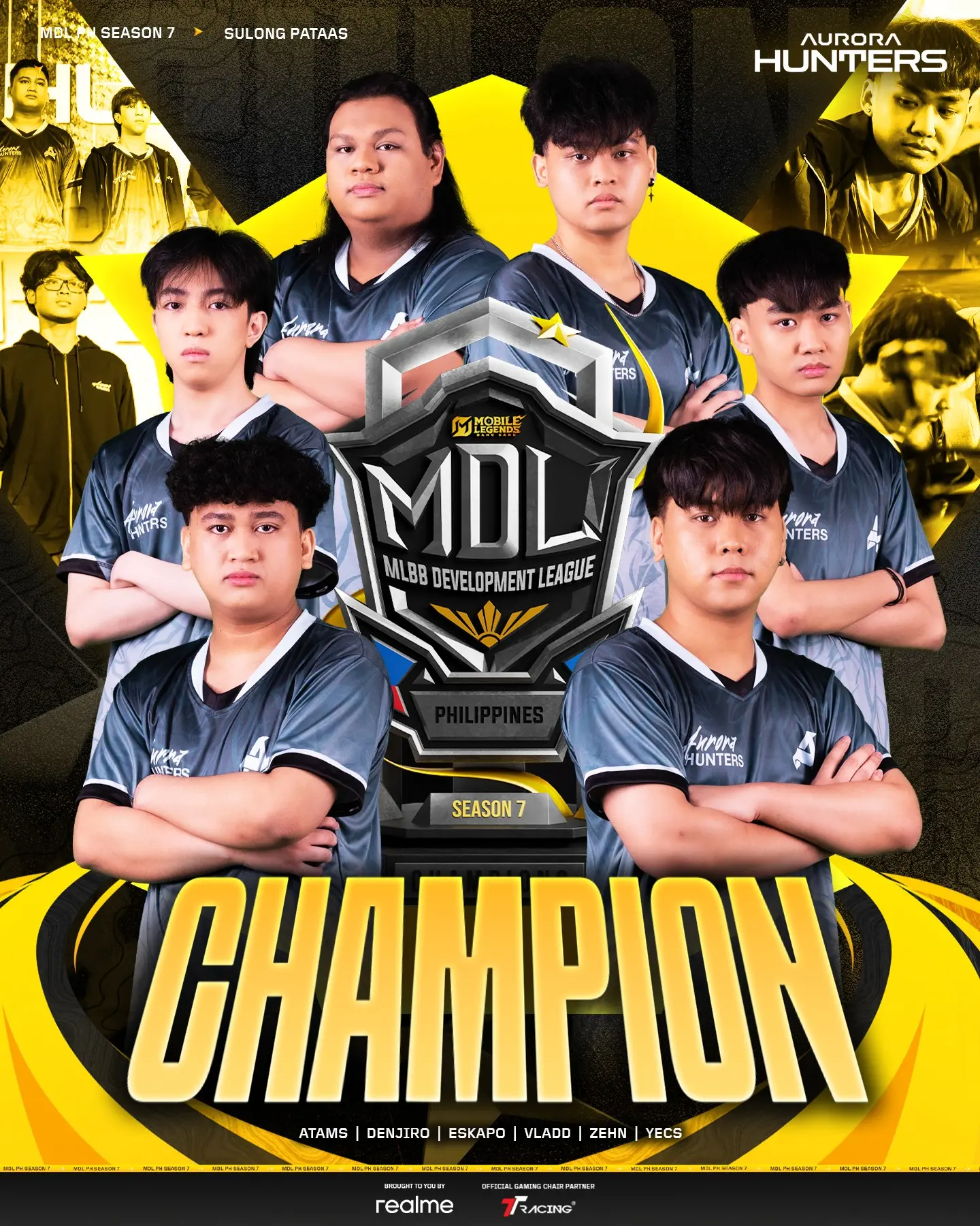 Aurora Gaming PH’s championship roster
