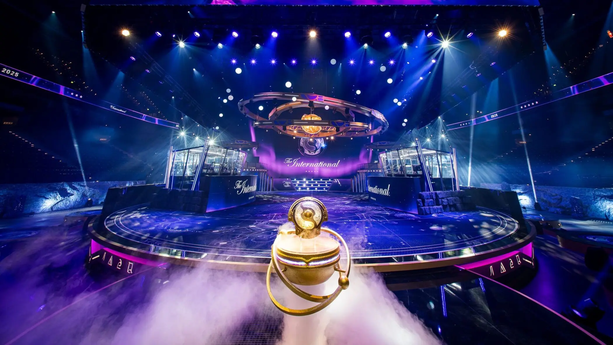 A scene from The International 2025.