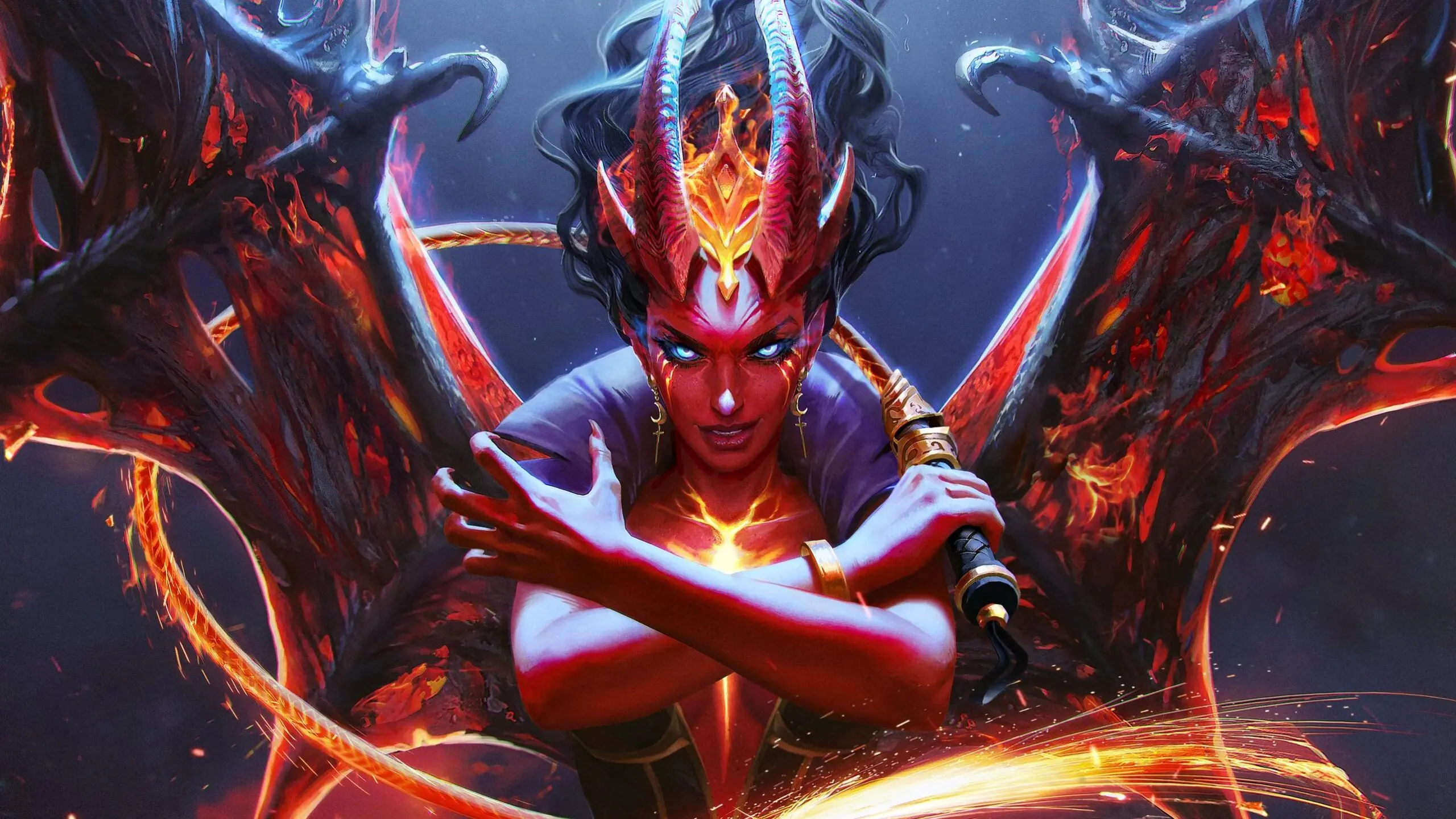 Announcement of an Arcana item for Queen of Pain.