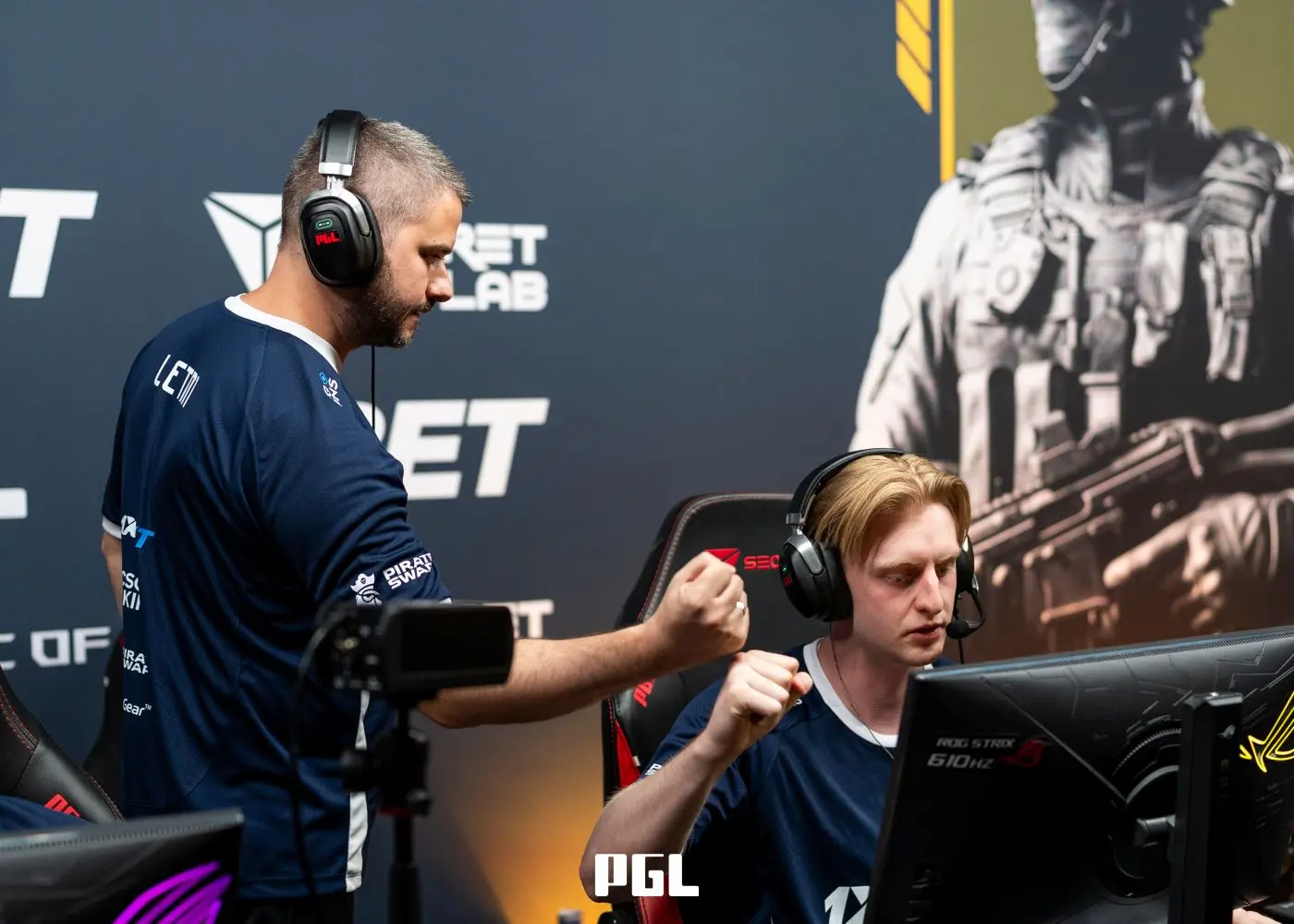 Linus “LNZ” Holten during the match.