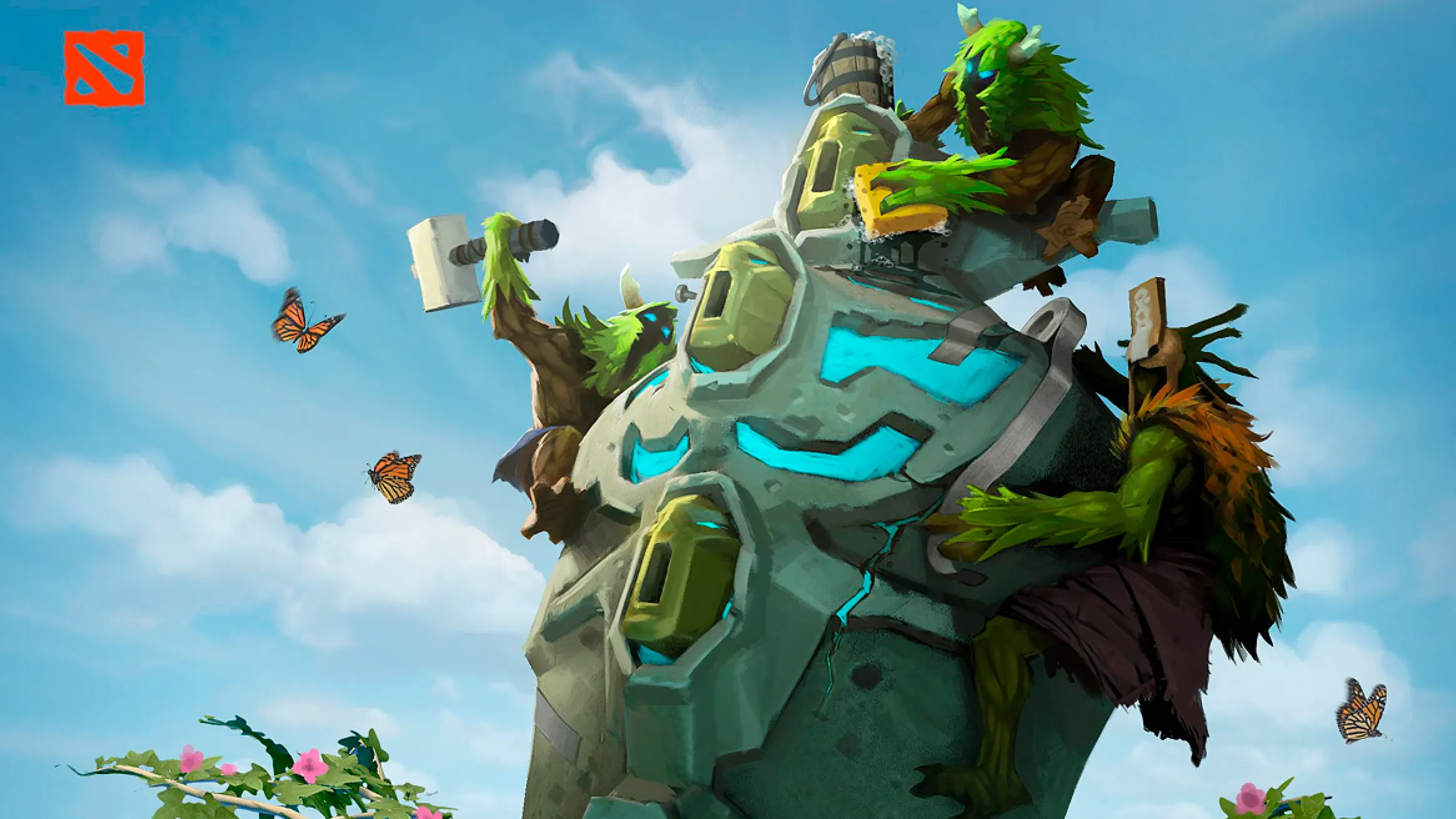 “Spring Cleaning” cover art from Dota 2