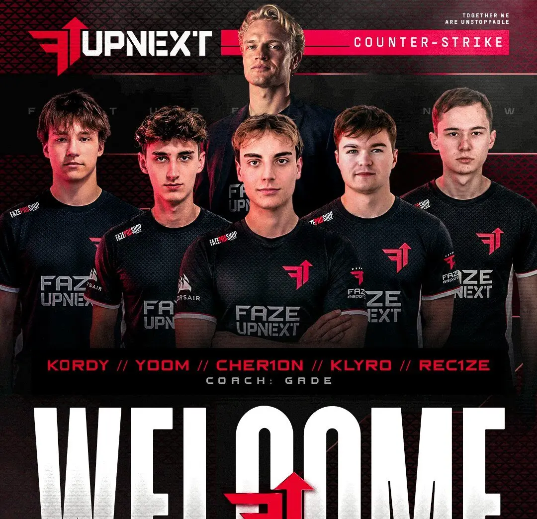 The FaZe Up Next roster.