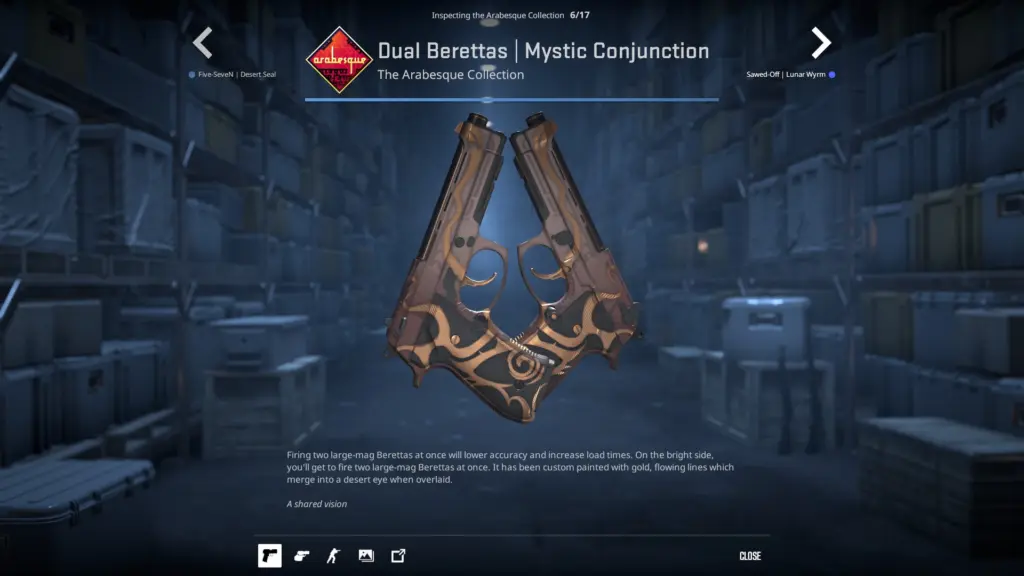 Dual Berettas | Mystic Conjunction