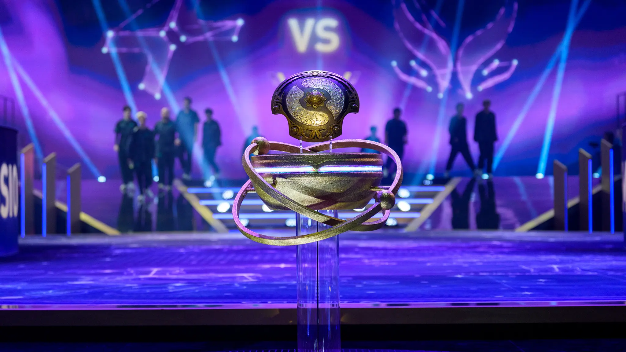 Photo of the The International 2025 champions’ trophy