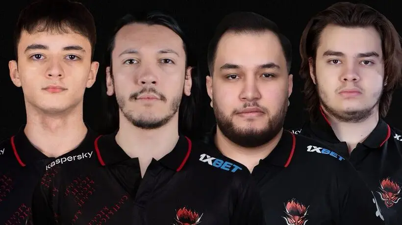Image of the former Sangal Esports academy roster