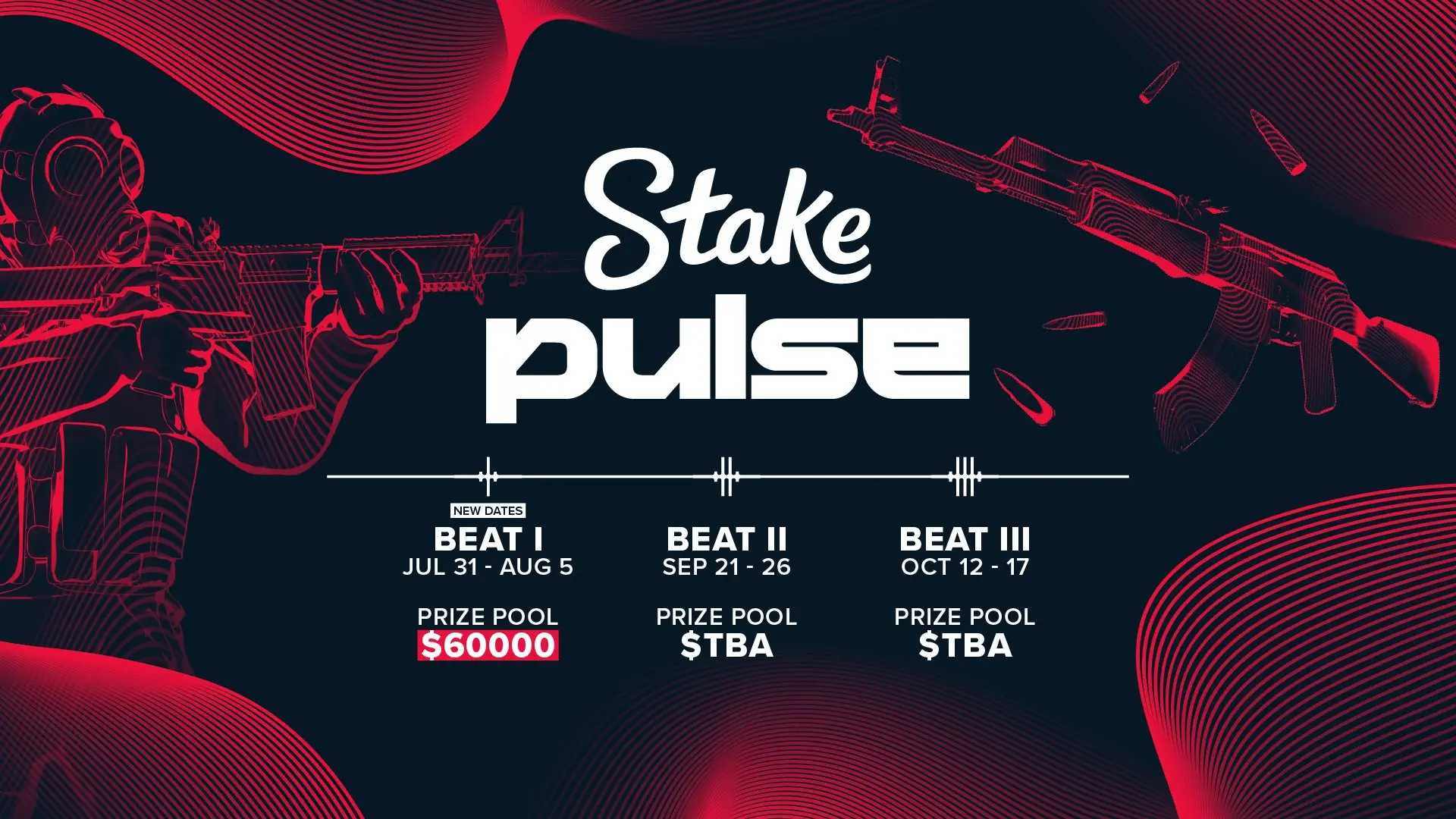 The Stake Pulse Beat I logo.