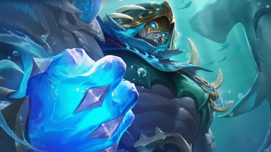 Artwork of Aldos from Mobile Legends: Bang Bang.