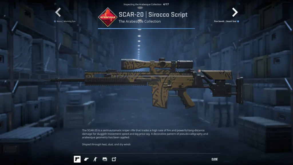 SCAR-20 | Sirocco Script