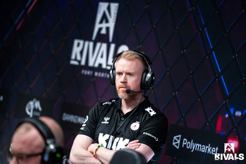 Astralis coach Kasper “ruggah” Dju.