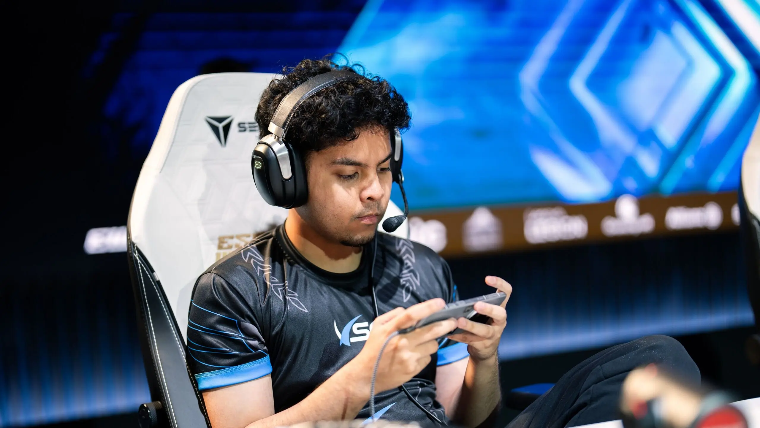 Titan Esports Club's gold laner, Karl “Carvi” Tinio