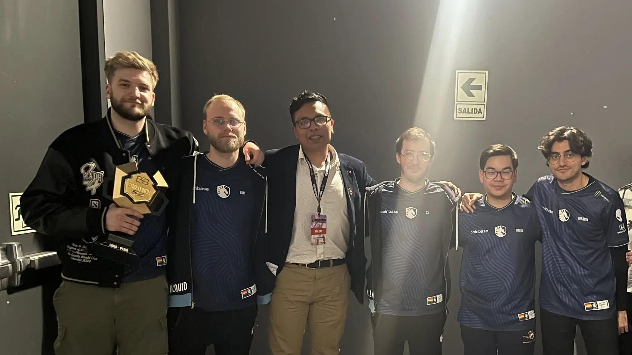 Photo of Paul “Tio Inka” de la Cruz with Team Liquid in 2024