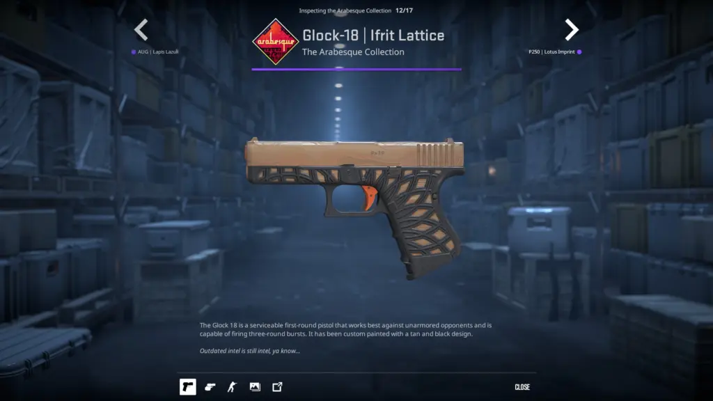 Glock-18 | Ifrit Lattice