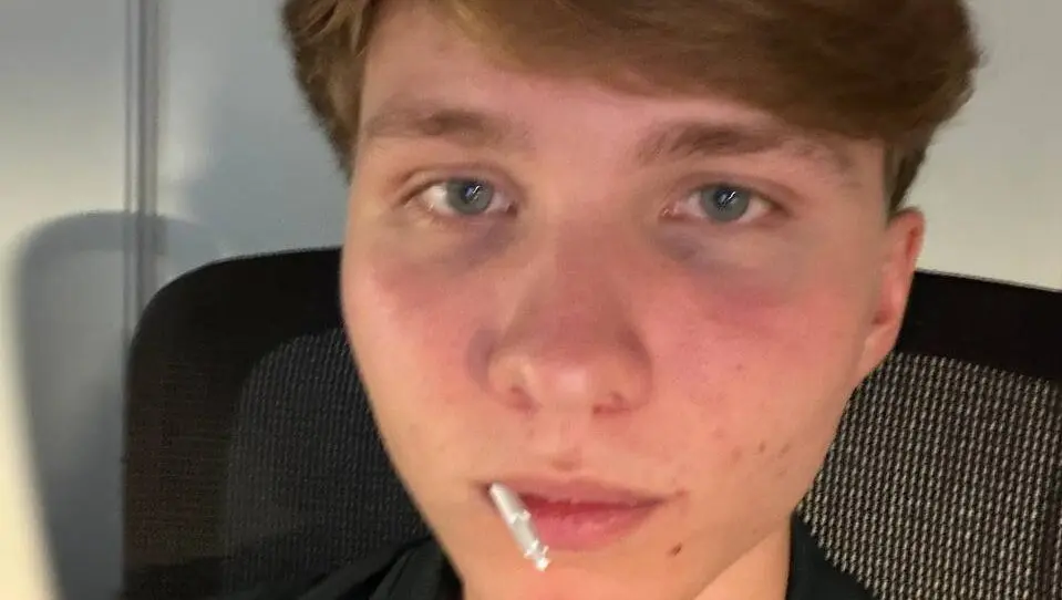 Photo of m0NESY taking a doping test