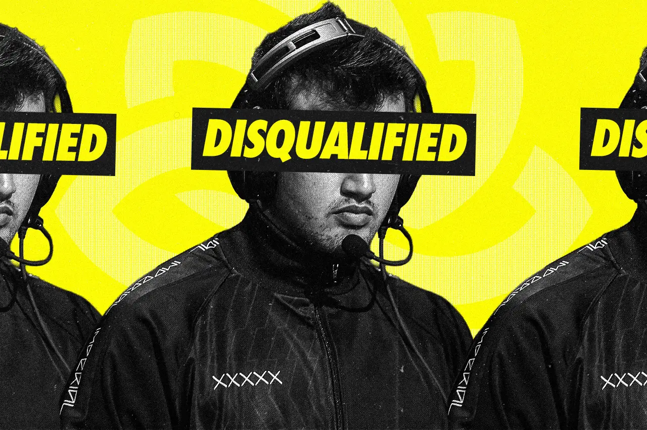 OFFSTAGE graphic for an article about disqualification from CS tournaments
