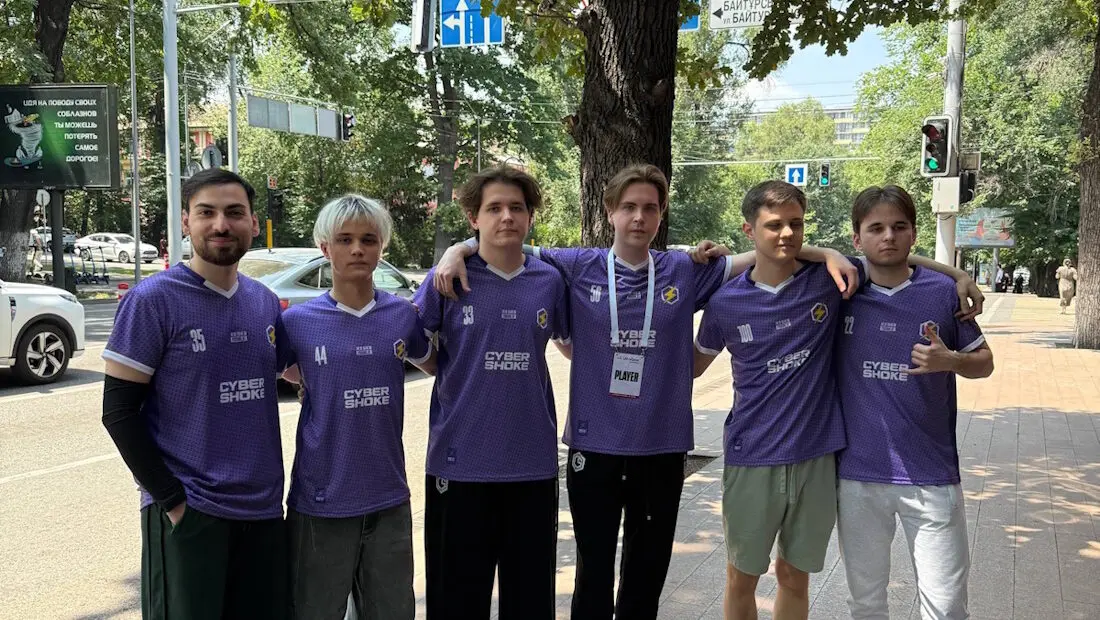 A photo of the CYBERSHOKE Prospects roster.