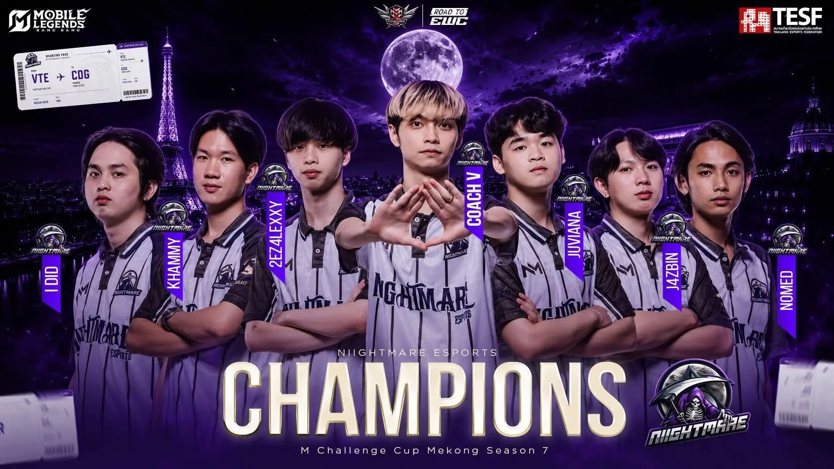 Niightmare Esports, winning streak