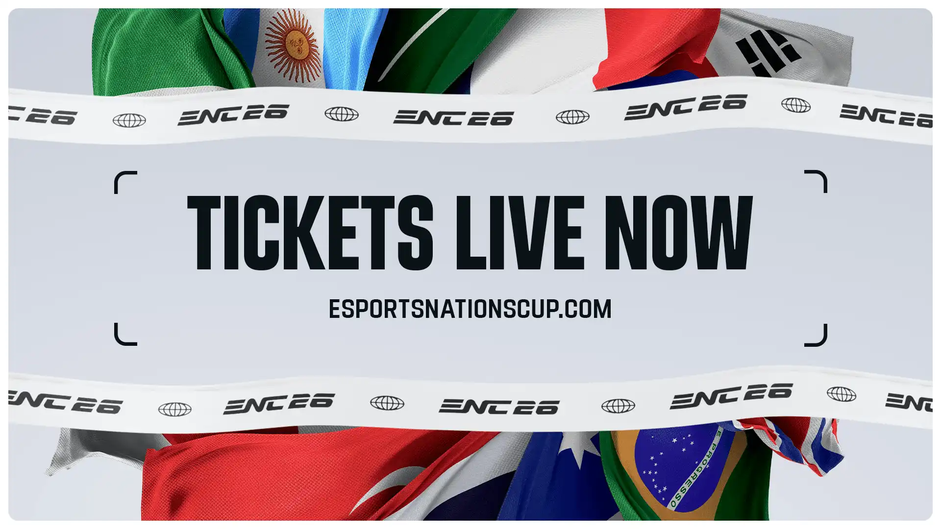 Announcement of the start of ticket sales for the 2026 Esports Nations Cup.