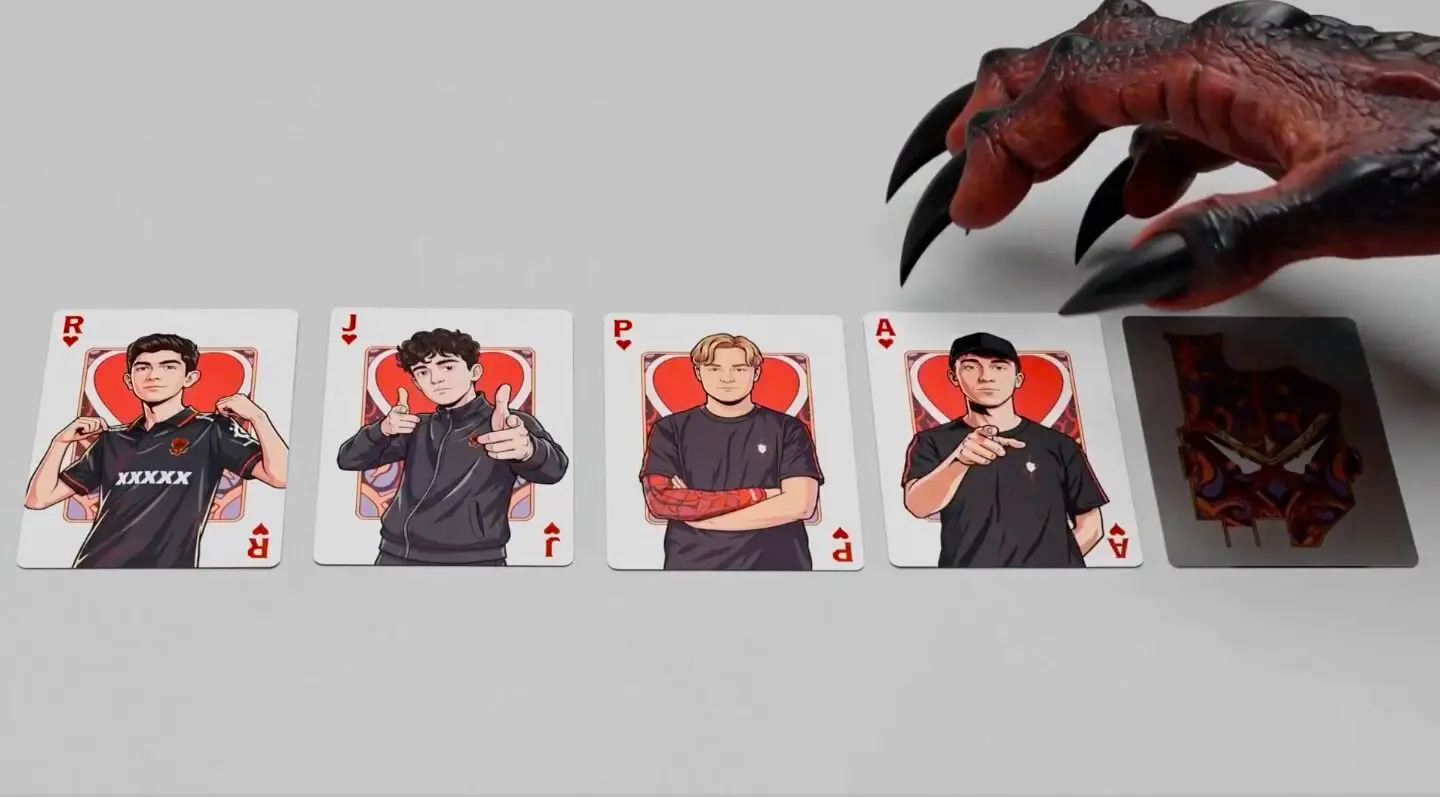 Image announcing the new Sangal Esports players