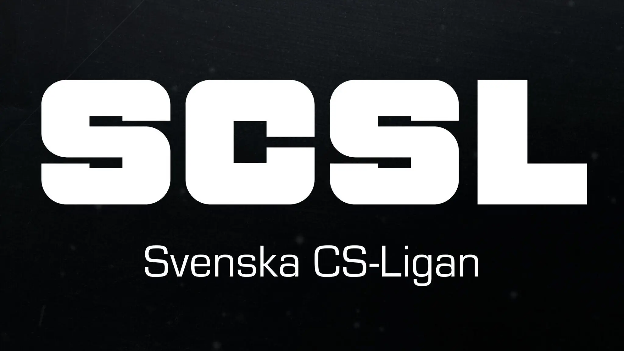 The Svenska CS-Ligan 2026 logo by Fragbite