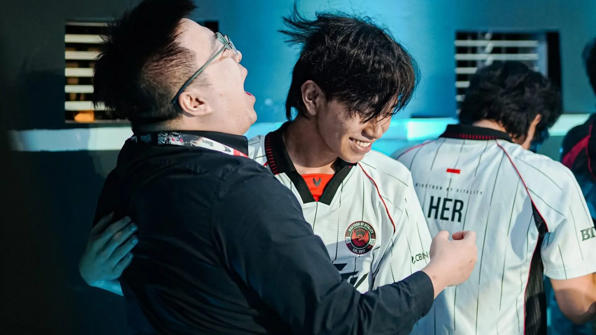 Panda and Shogun celebrate their victory