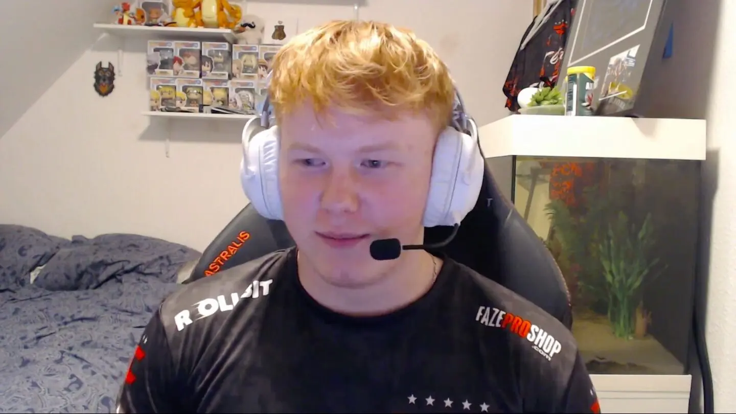 A screenshot of JBOEN from the BLAST stream