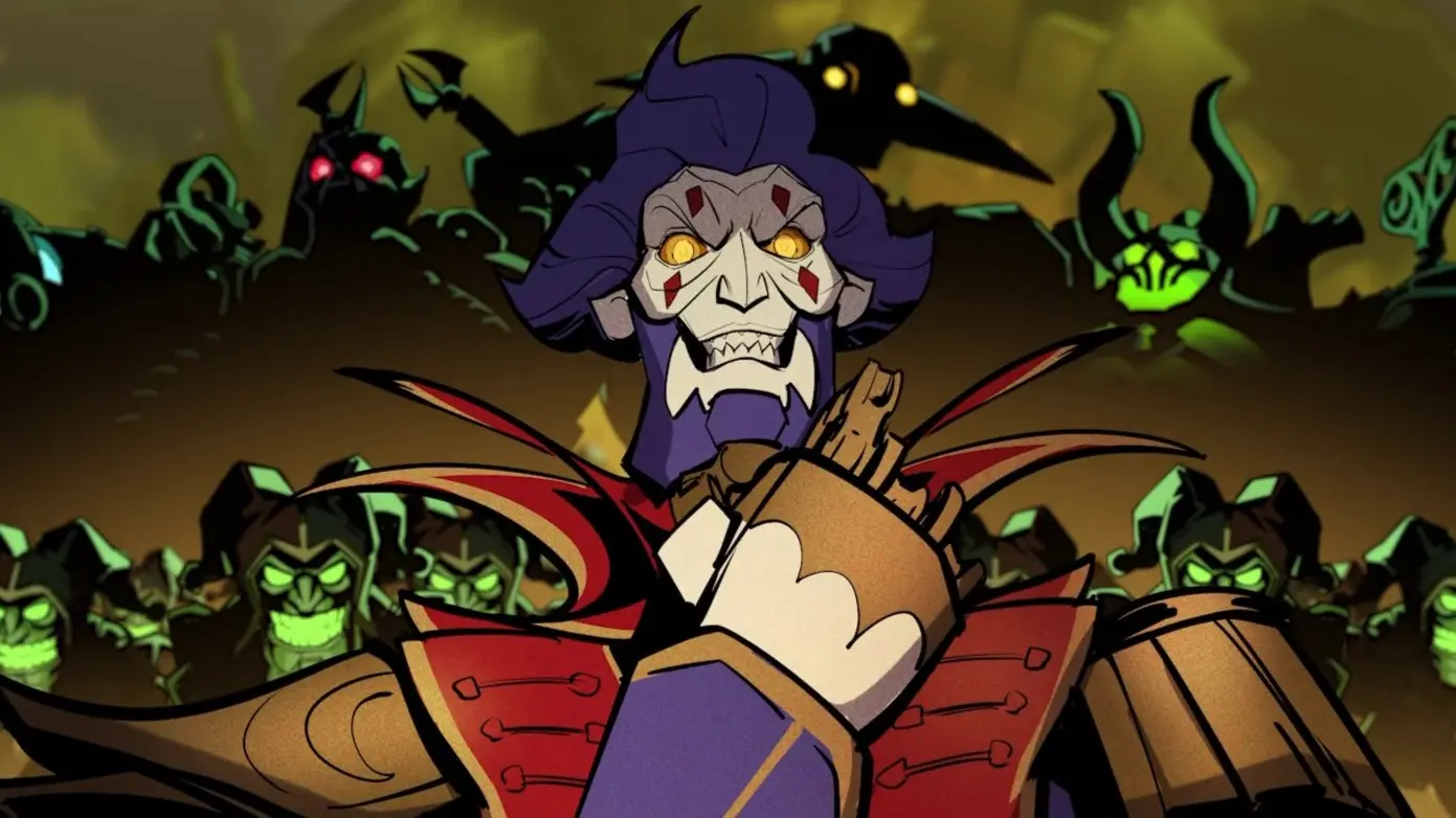 A still from a cutscene in Act 1 of “Dark Carnival”
