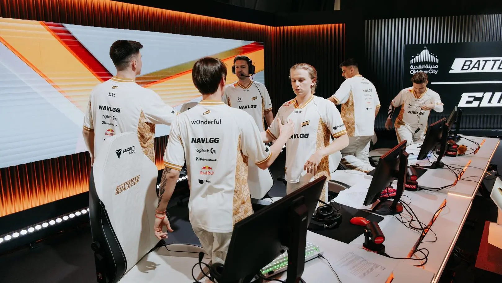 Photo of Natus Vincere players
