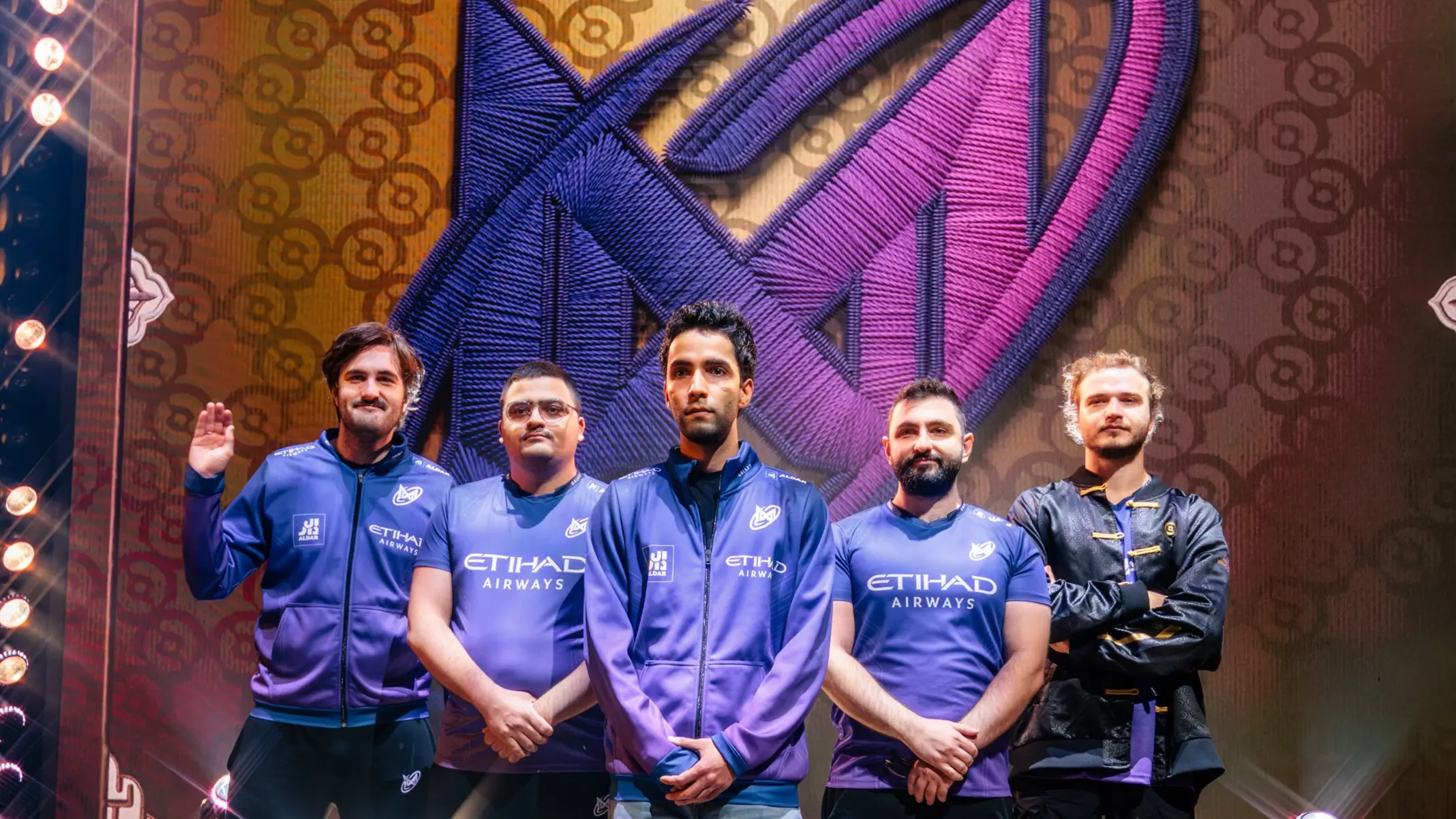 Group photo of Nigma Galaxy at The International 2026