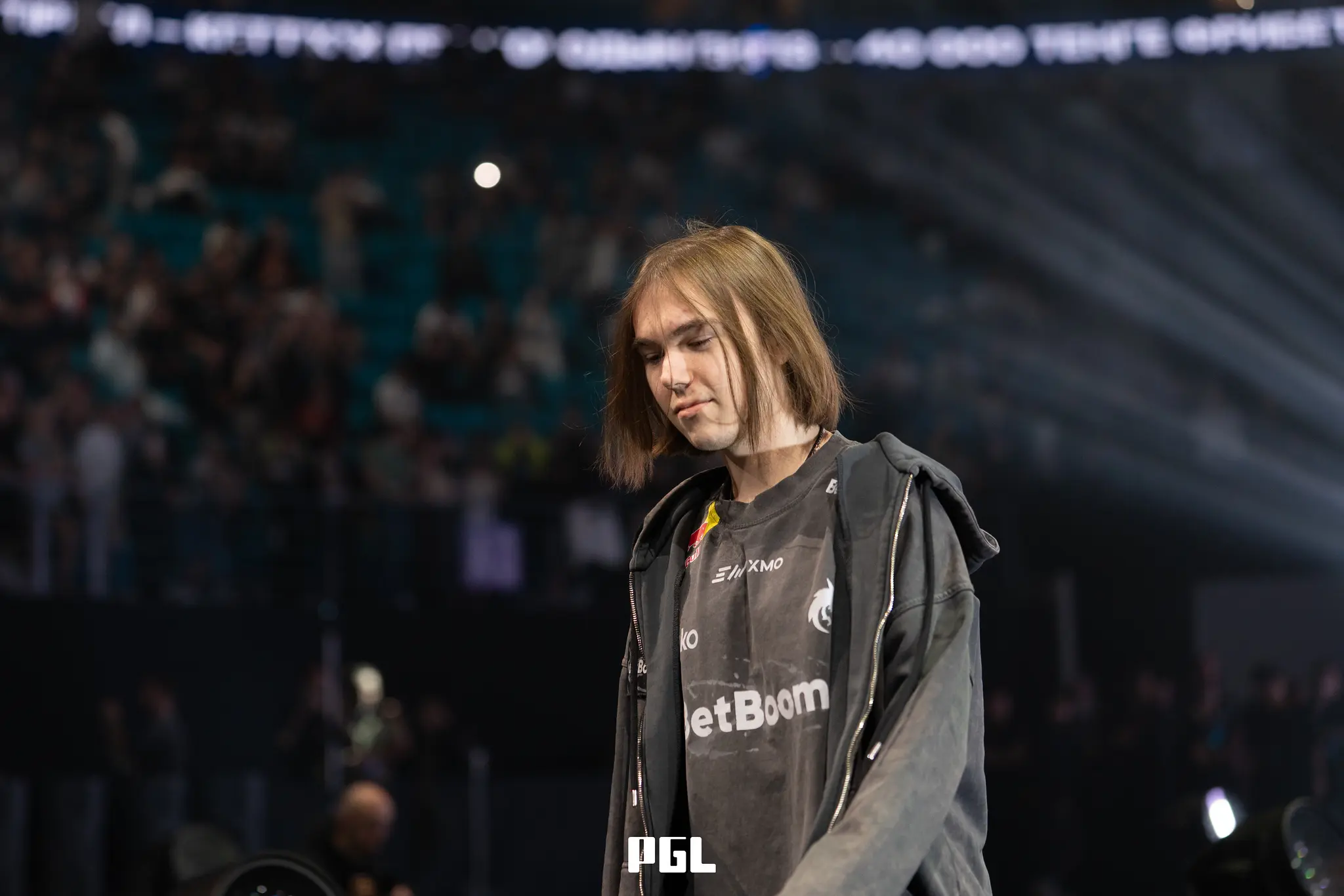 Danil “donk” Kryshkovets takes the stage.
