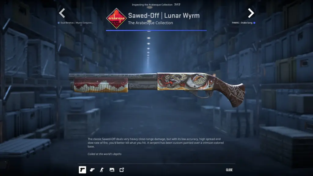 Sawed-Off | Lunar Wyrm