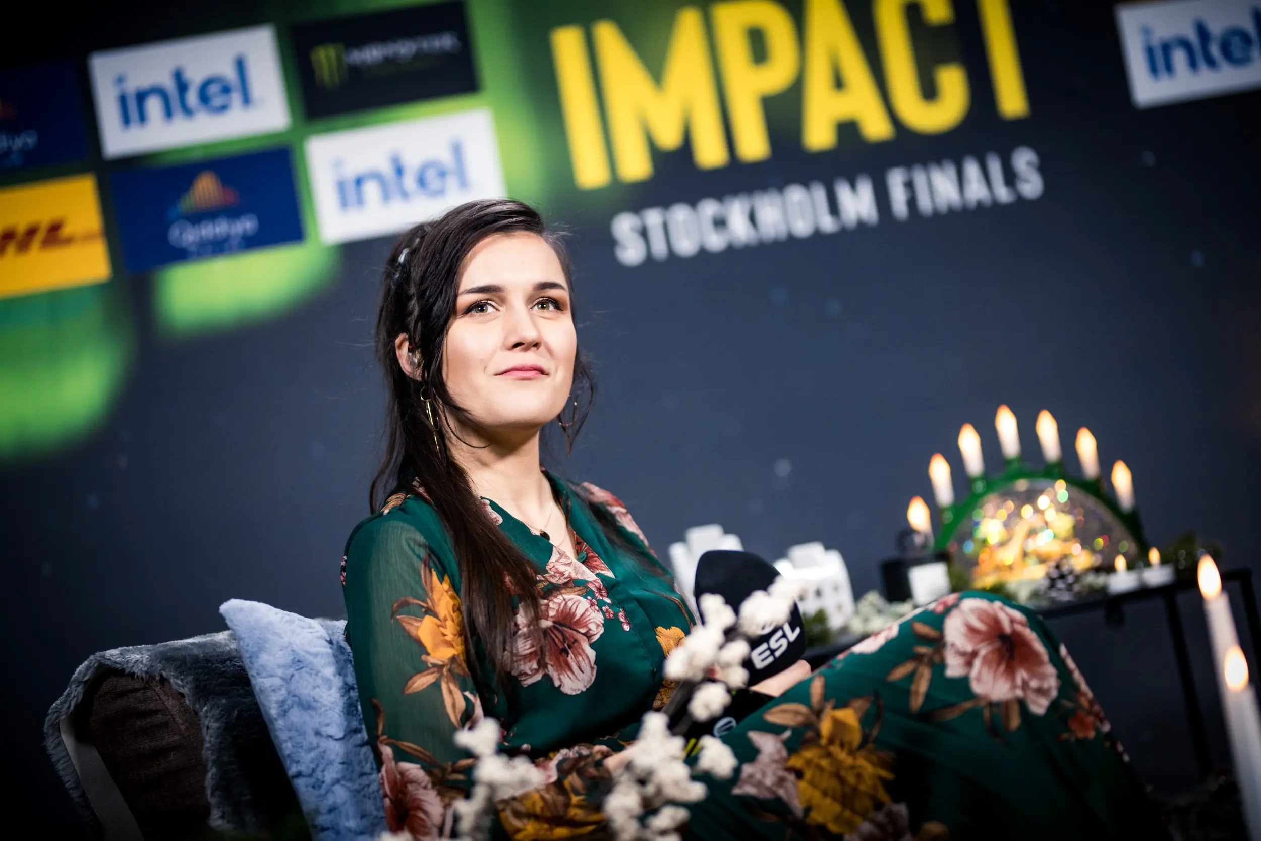 Photo of Heccu in a floral dress