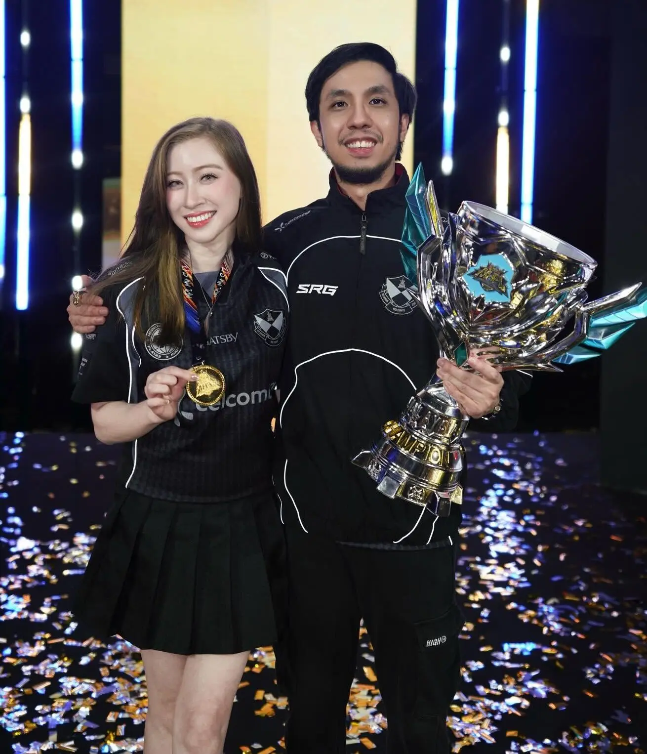 Arcadia after winning MPL MY S17