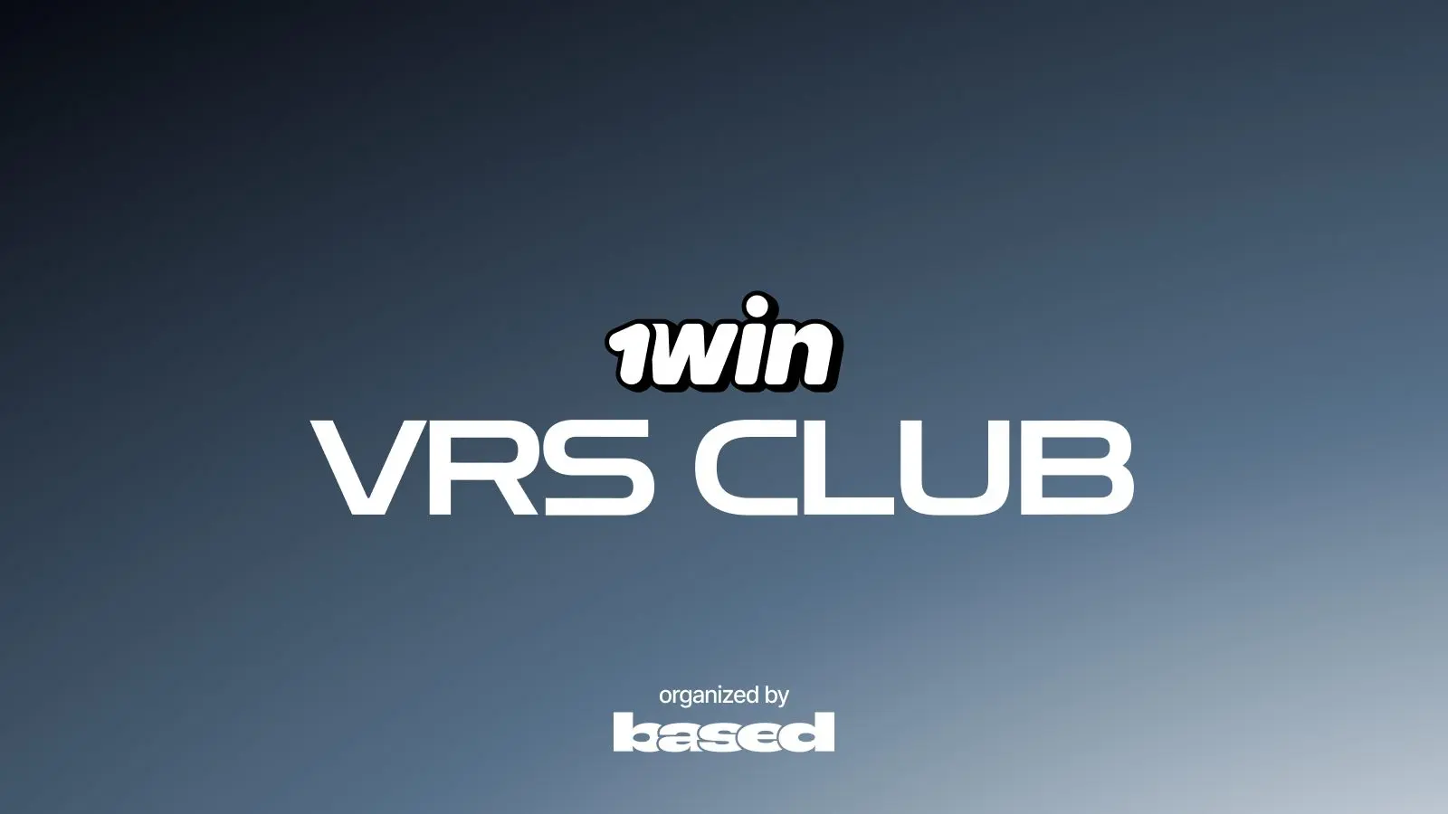 Logo for the 1win VRS Club #1 CS2 tournament series