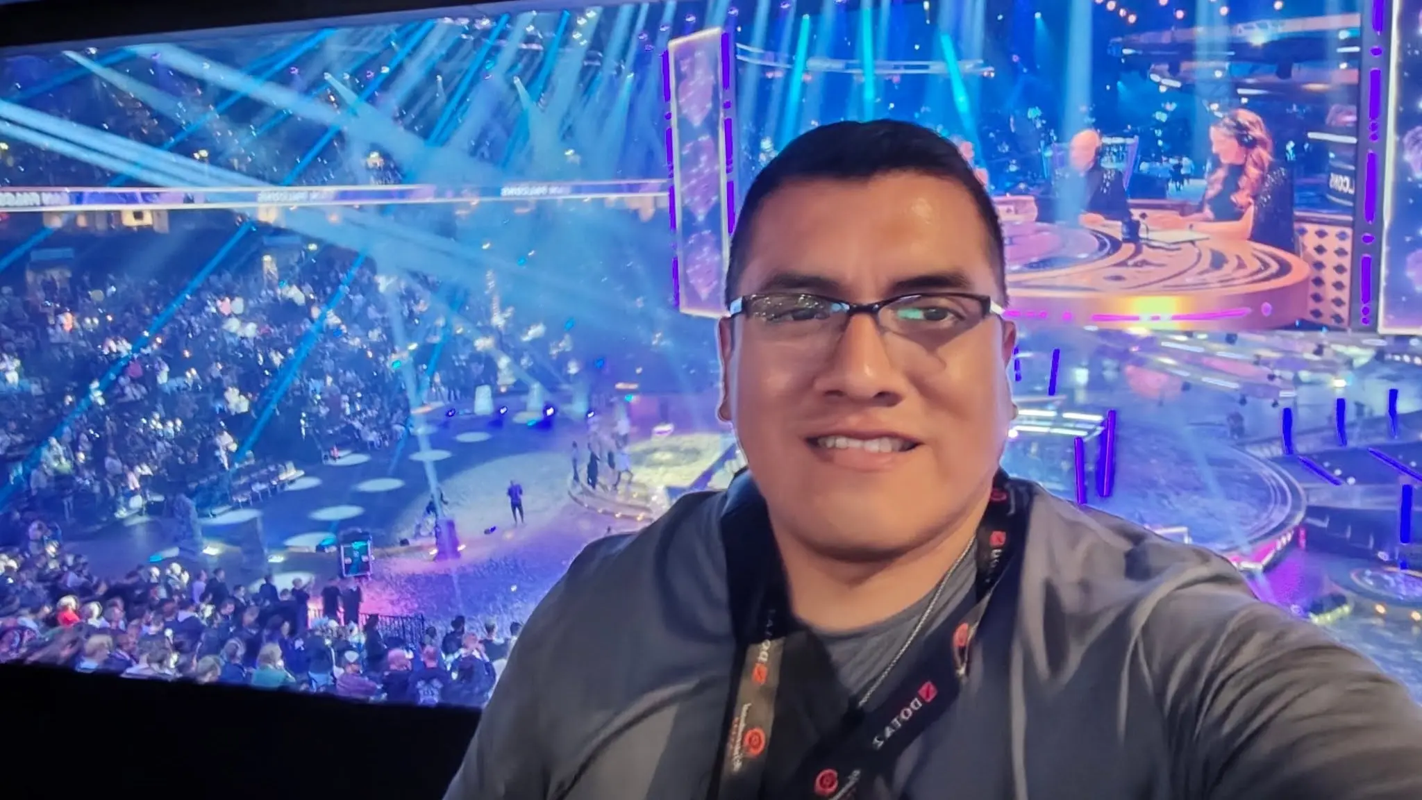 A personal photo of Pepe at The International 2026