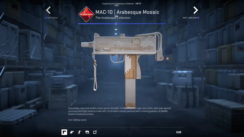 MAC-10 | Arabesque Mosaic