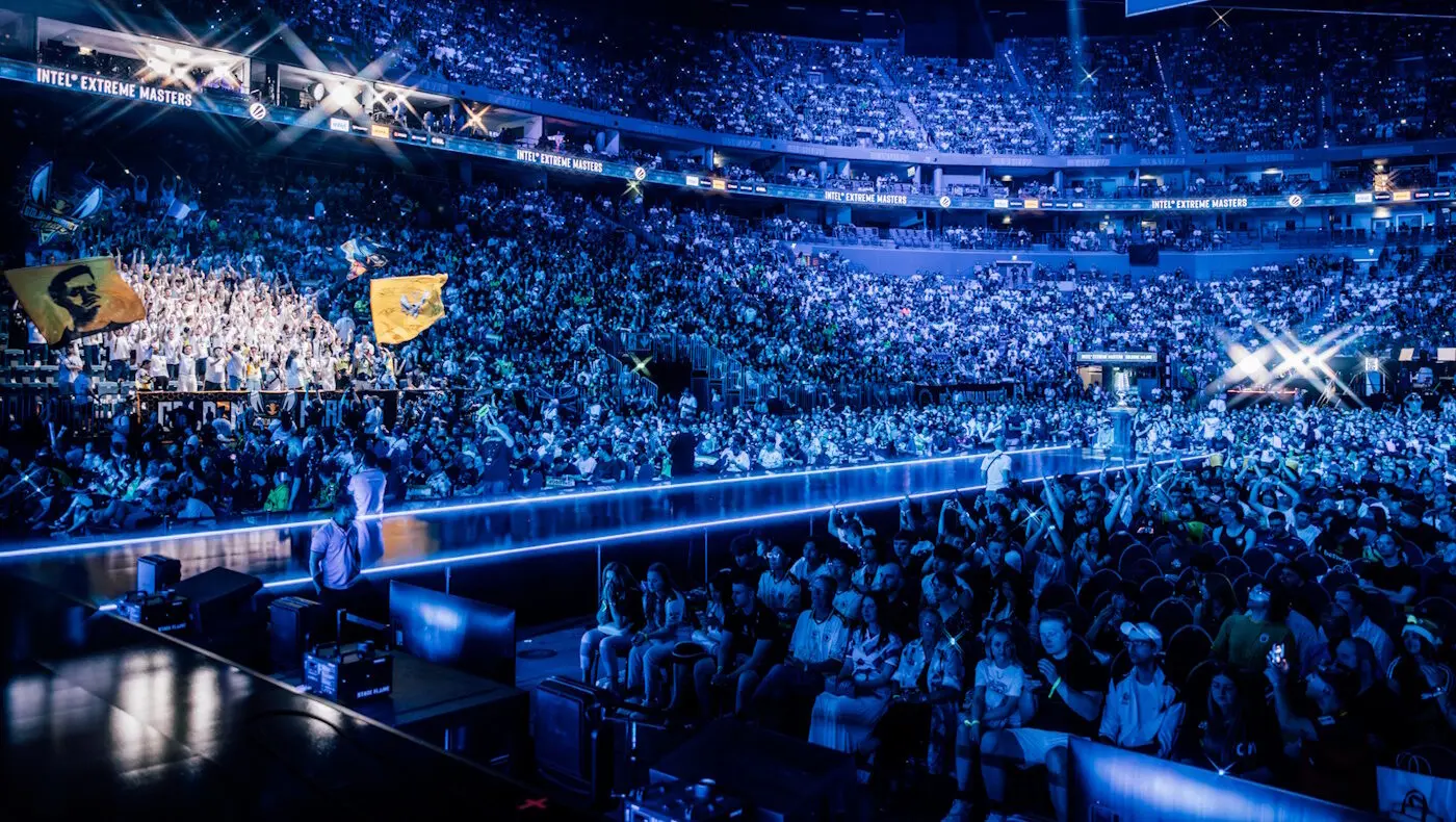 A photo of the audience at the IEM Cologne Major 2026.
