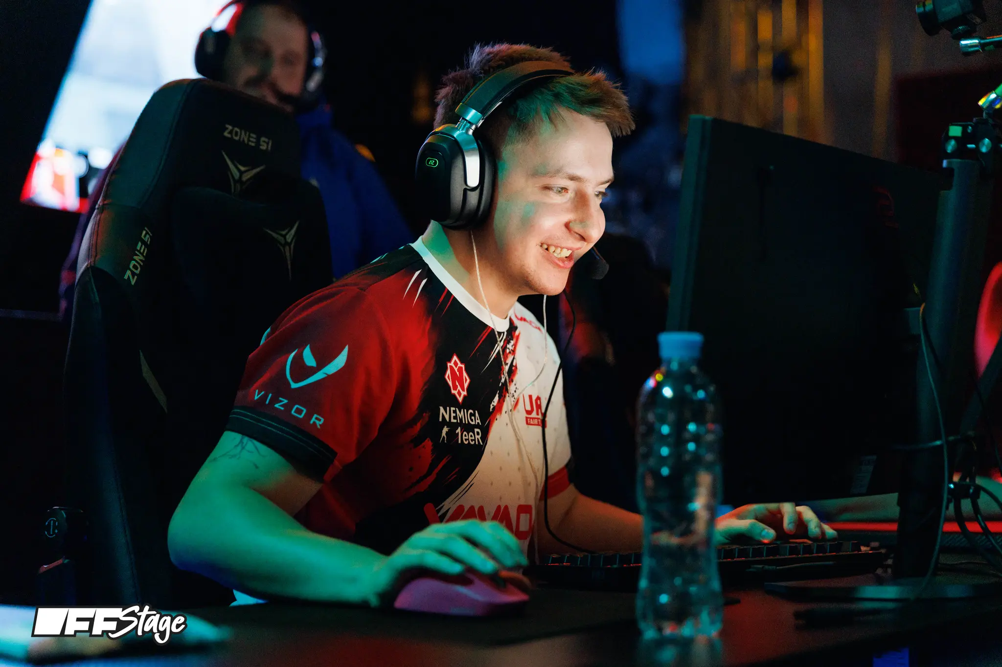Nemiga Gaming captain Alexander “1eeR” Nagorny during the match.